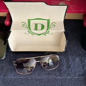 DITA Gold and Black Sunglasses